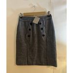 Anthropologie  Cidra Denim Button Pencil Skirt NWT Sz. 0 Photo 1