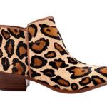 Sam Edelman 🆕 NWOT Petty Leopard Bootie Cheetah Heel Zipper Brown Tan Black 4.5 Photo 1