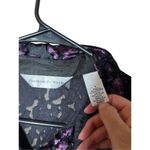 Preston & York Vintage Preston &‎ York Semi Sheer Purple Velvet Long Sleeve Blouse Top L Photo 5