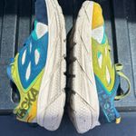 Hoka Rare  Multicolor suede Sneakers - Blue, Green, Yellow 8.5Womens Photo 3