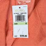 Michael Kors Nwt michael  flaminco pink long sleeve button front blazer jacket 8 Photo 5