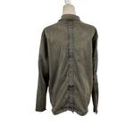 True Religion Women's Military Green Distressed Parka Jacket Size Large Photo 9