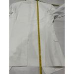 frame denim FRAME Grandfather White Cotton Blend Blazer Jacket Women's‎ XS Photo 6