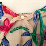 {M} ACEVOG Casual Floral Fit n' Flare Party Dress Black Size M Photo 5