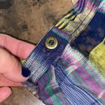 Pilcro and the Letterpress Anthropologie patchwork shorts NEW medium cotton tie dye southwestern Photo 9