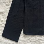 Madewell Sweater Ribbed Cashmere-Wool Blend Pullover Mockneck Black XS NWT New Photo 6