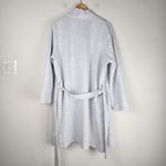 NWT Daydream by Berkshire Quilted Robe Light Grey Pockets Cotton Blend Size L Size L Photo 7