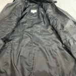 Worthington Black Genuine Leather Faux Fur Removable Collar 1X Women’s Long Coat Photo 6