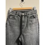 Uniqlo Wide Straight Jeans in Grey sz. 24 Soft Lightweight High Waist Wide Leg Photo 5