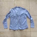 Hugo Boss  Like New Pinstripe Ruffle Button-down Photo 3