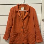 Stoosh  Business Casual Career Burnt Orange Blazer Photo 1