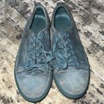 Sandro  Blue Suede Lace Up Sneakers Size 39 EU $325 Photo 1