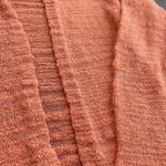 Laura Ashley  orange knit open front cardigan lightweight size Small Preloved Photo 3