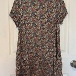 Loft Small Petite Floral Mini Dress Photo 0