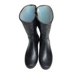 Sperry  Top-Sider Black Quilted Rubber Waterproof rain Boots Women's Shoes 10 Photo 5