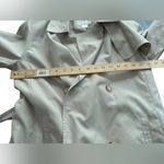 Worthington  Women's Ivory Trench Coat Size S Double-Breasted Belted‎ Photo 6