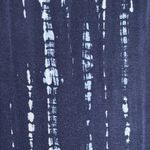 a.n.a  Tie-Dye Jersey Maxi Skirt Side Slit Casual Navy White Womens Small Photo 9