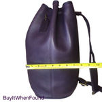 Coach Purple Leather Sling Bag Vintage Backpack Mint Condition RARE 9929 COA Photo 15