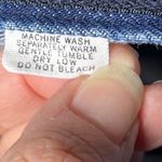 Y2K Western High Rise Bootcut Jeans Talon Zipper Raw Hem Boho 28 Blue Photo 8