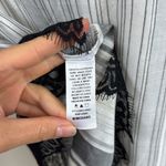 Mono B Black and White Stripe Lace Trim Midi Slip Dress Size‎ Medium Photo 5