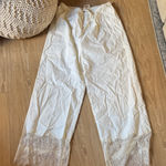 Tularosa  Cream Elastic Waist Pants Photo 0