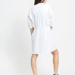 adidas Originals white logo string Tee Dress Photo 5