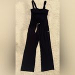 Vuori NEW Pose Scoop Tank sleeveless black ribbed Jumpsuit sz L Photo 2
