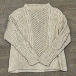Handmade Cozy Cream Cable Knit Sweater Size undefined Photo 0