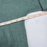 Chico's  Womens Size Small Knit Sweater Linen Blend Sea Green Short Sleeve Casual Photo 6