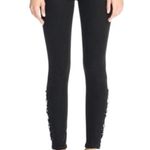 BLANK NYC Black Intro Side Lace Skinny Jeans Photo 1