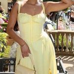 House Of CB  size M PLUS CUP  'Carmen' Buttercup‎ Bustier Sundress yellow NWOT Photo 1