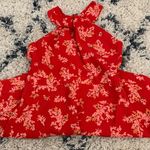 19 Cooper 19 Copper Floral Halter Dress Photo 3