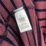 Olive & Oak NWT  Striped Jersey Navy/Coral Drawstring Mini Dress Size Large Photo 10