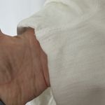 Talbots  Quarter Zip Pullover White Womens Plus 1X Stretch Terry Knit Cotton Photo 5