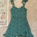 Reformation Christine Dress in Green Floral, Size 0 Photo 2