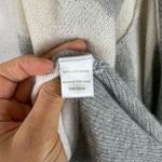 Garnet Hill  Cashmere Stripped Scarf‎ Open Knit Cardigan Size XS Photo 6