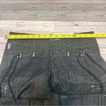 Zana Di  Dark Gray Ankle Jeans with Lace-Up Detail Photo 4