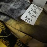 Cache Vintage  Halter Mini Dress Womens Size Small Yellow Black Photo 8