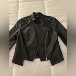 Trac  Black Leather Women's Jacket Photo 1