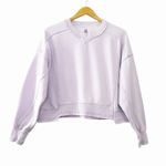 FP Movement Women's Intercept Pullover Violet Frost Sweatshirt S/M Oversized Purple Photo 4