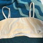 Gymshark bandeau sports bra white Photo 0