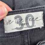 We The Free  Black Jayde High Rise Flare Cropped Jeans Womens 30 Festival Hippie Photo 2
