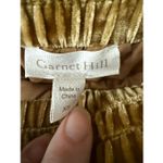 Garnet Hill Amber Silk Velvet Wide Leg Pull On Pants XS Photo 5