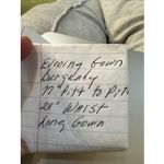 Vintage Dead stock Cachet Formal Dress Maxi Wine Size 6 Ruffle Y2K Red Photo 8