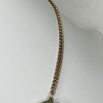 Claire's Irridescent Green and Gold Tone Bib Necklace with Matching Earrings Photo 11