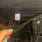 frame denim ✨ LE HIGH STRAIGHT BAND STUD BLACK SZ 27 JEANS✨ Photo 8