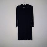 Dolce & Gabbana D&G S Long Sleeved Mock Neck Little Black Elegant Dress Funeral Photo 1