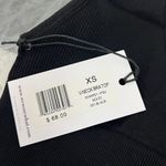 We Wore What  V Neck Knit Sport Bra Top in Black size XS NWT Photo 4
