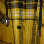 No Boundaries NoBo M Gold Buffalo Plaid Tunic Top M Photo 2