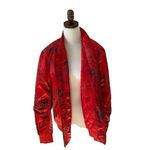 Guess Alpine Graffiti Bomber Jacket Men's Sz Medium Red Streetwear Full Zip Photo 5